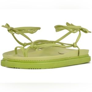 Nine West Sarest 3 Neon Green Size 8 Sandal